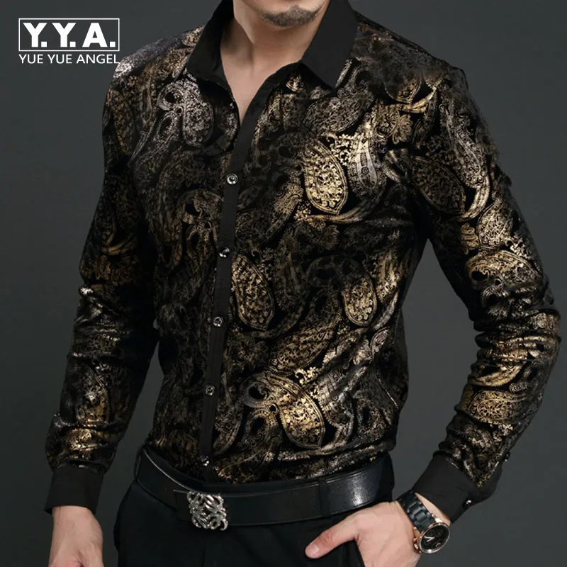 Camisas de manga de seda para hombre, camisa de alta calidad, personalizada, estampado de tigre y leopardo, talla 3XL - AliExpress de hombre