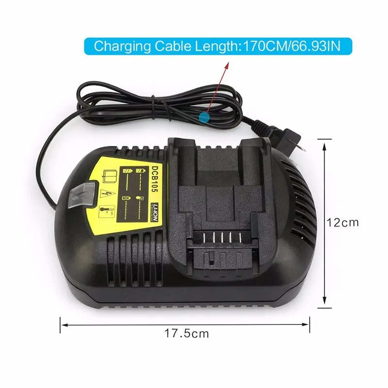 Battery-Charger-For-Dewalt-10-8V-12V-14-4V-20V-MAX-Li-ion-Battery-DCB101-DCB105(4)