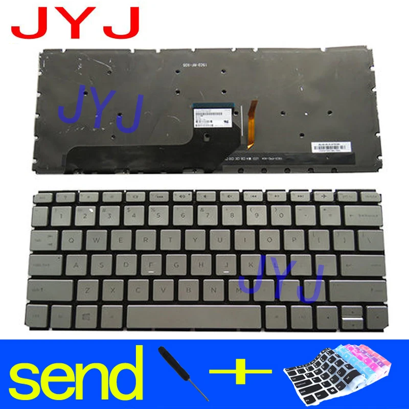 Новая клавиатура для ноутбука HP Envy 13-D 13-D000 13-D100 отправляет прозрачную защитную