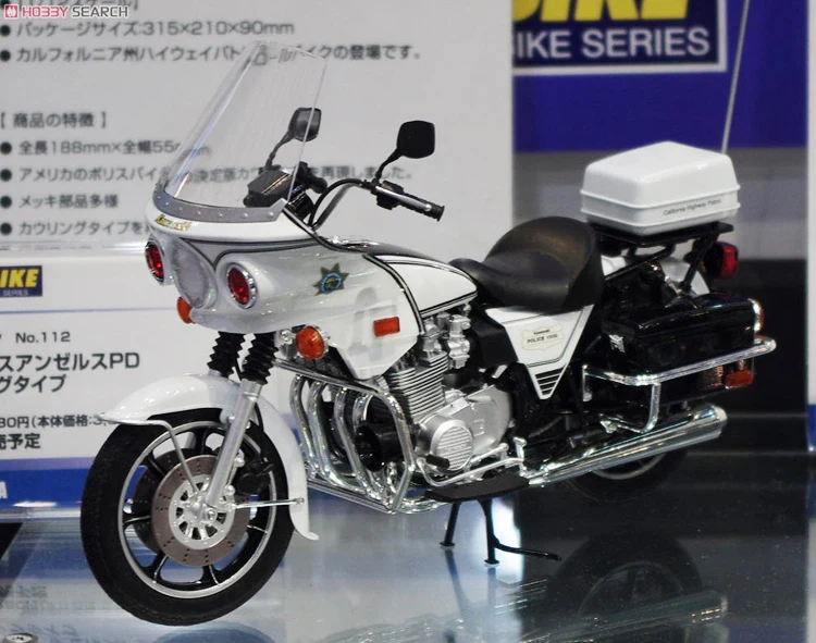 

1:12 CHP Los Angeles PD Losangeles police motorcycle 00330 Model Buiding Kits