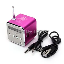 TD-V26 Mini Mp3-player TF Karte USB Disk Micro Sd-karte FM Radio Linie In/Out Sound Box Digital Portable Lautsprecher