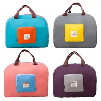 

Polyester folding luggage single shoulder travel bag portable travel bag