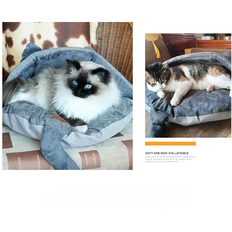 Кошачий домик для питомца, подстилка для домашнего питомца гнездо мусорная собака диван в собачьей конуре домашняя Подушка принадлежности для животных товары для домашних животных, кошек кровать котенка