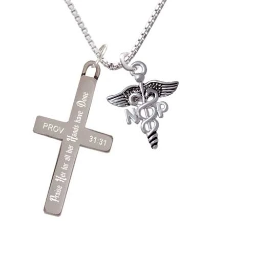 Caduceus - NP - Praise Her - Cross Necklace (1)