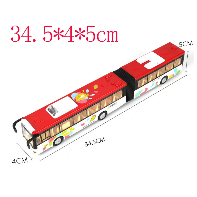 1 шт., четыре цвета, модель из 1:18 сплава, модель автобуса, литая под давлением музыкальная модель автомобиля, электронный автомобиль, детские игрушки, подарок