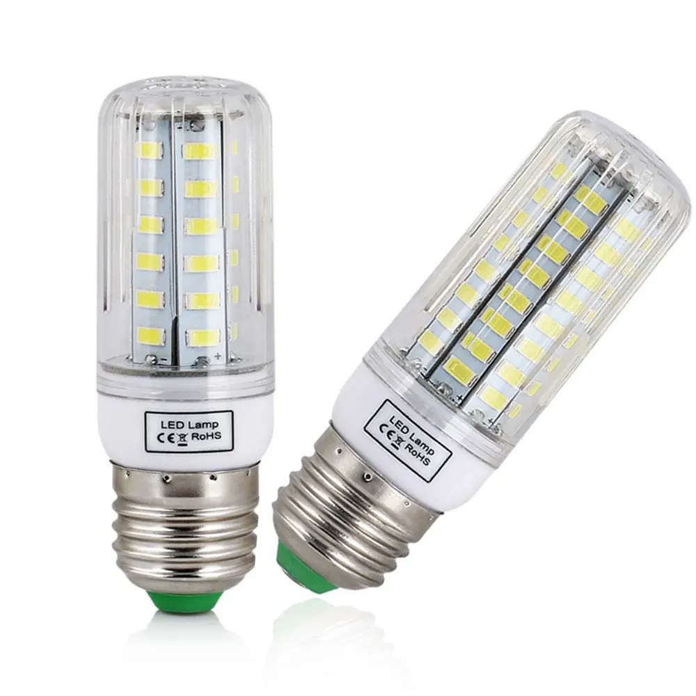 Светодиодная лампа E27 SMD5730 110В кукурузная 24 30 42 64 80 89 108 136 165 светодиодов люстра