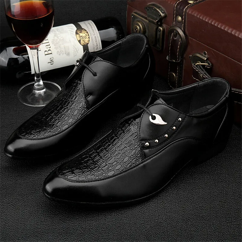 Movechain/модные мужские кожаные туфли для вождения на свадебную вечеринку; мужская повседневная обувь на плоской подошве без застежки с пряжкой; Мужские модельные деловые оксфорды - Цвет: Style 9