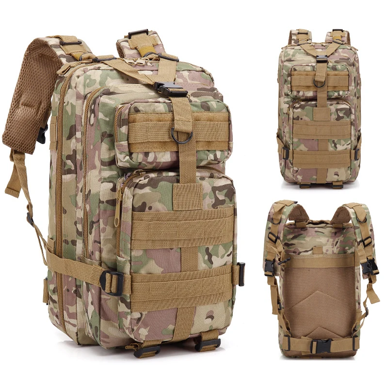

3P Tactical Backpack Waterproof Army Shoulder Military Hunting Camping Multi-purpose Hiking Travel Sport Bag About 35L