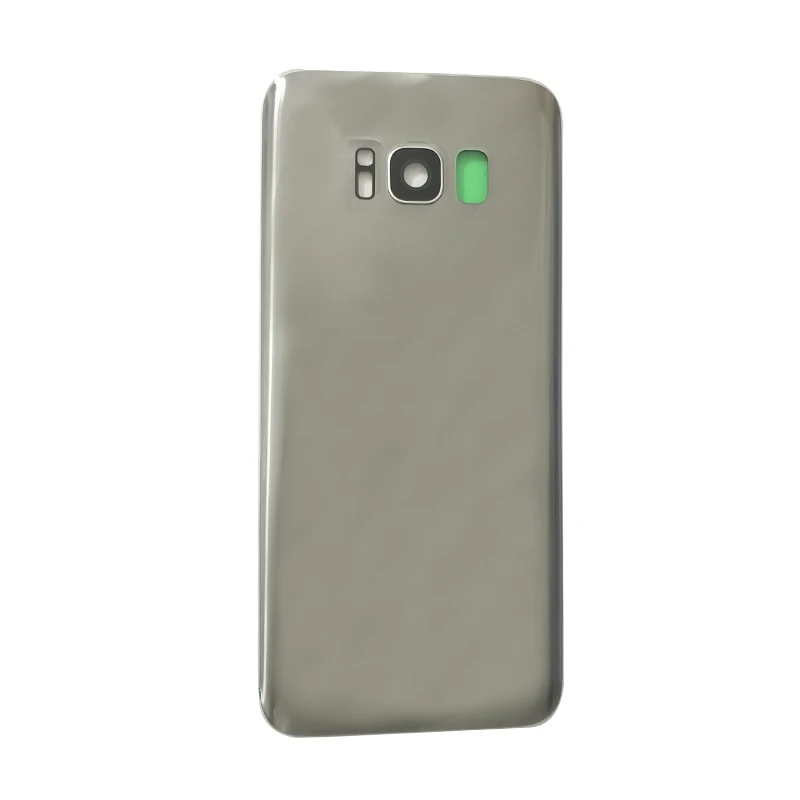 Оригинальное стекло для SAMSUNG Galaxy S8 G950F S8 Plus G955 задняя крышка батарейного отсека задняя крышка Корпус Замена чехол+ клейкая наклейка