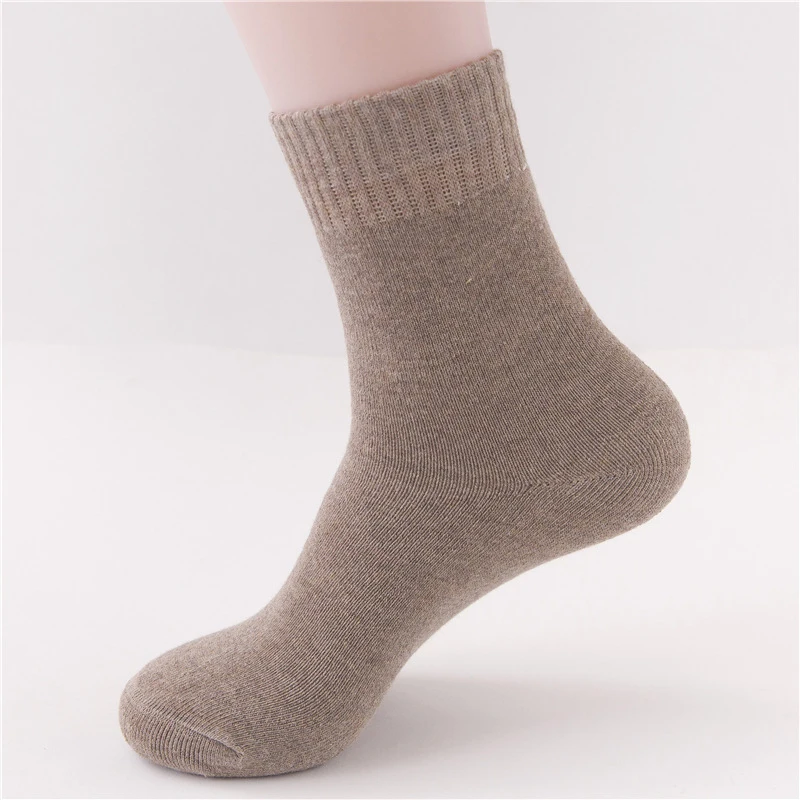 1Pair Men Warm Socks Brand Winter Thick Thermal Ankle Socks Men Travel