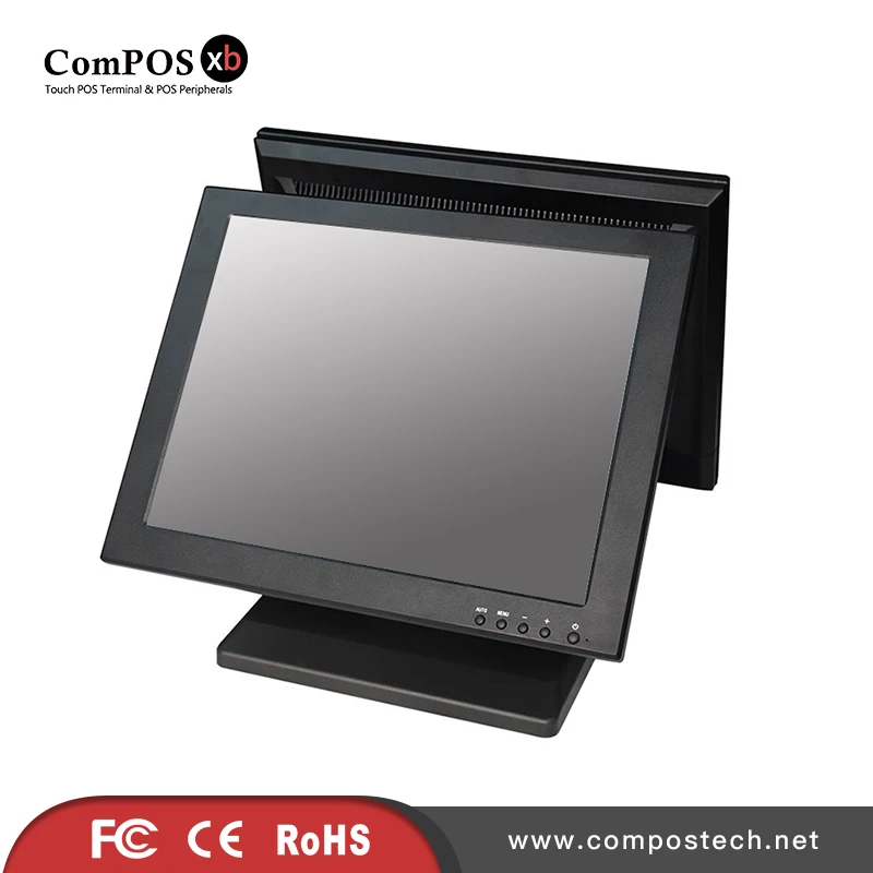 15 Inch 4 Wire Resistive LCD Touch Screen Monitor With 15 inch Led Screen Monitor