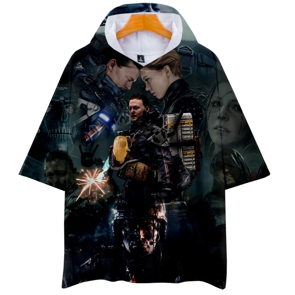 Death stranding 3D толстовки футболки Летние Harajuku модные крутые с капюшоном