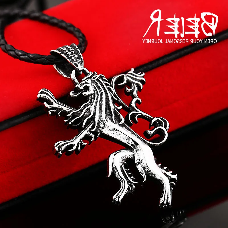 

BEIER Hear Me Roar Stainless Steel Movie And TV Style Pendant Necklace Jewelry BP8-177