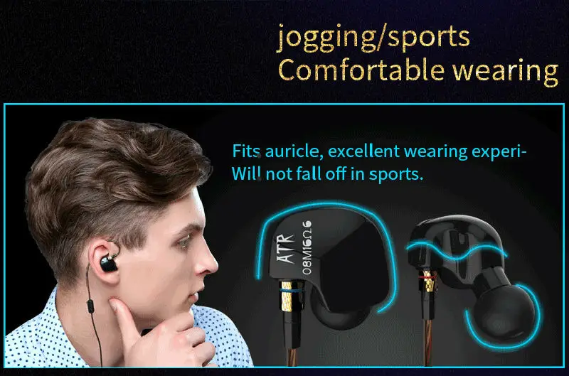 Earphone KZ ATR headphone (4)