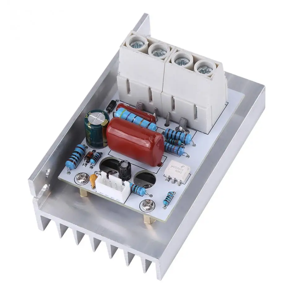 Контроллер SCR цифровой регулятор напряжения регулятор скорости Диммер термостат переменного тока 220 В 10000 Вт