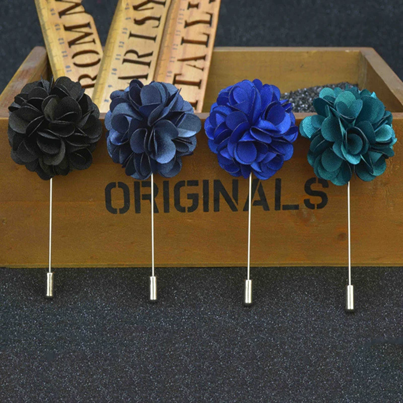 الرجال mdiger دبابيس الأزهار التلبيب دبابيس دبوس التسمية للرجال دعوى بروش الملونة الراقي دبابيس زهرة دبوس أزياء رجالي مجوهرات