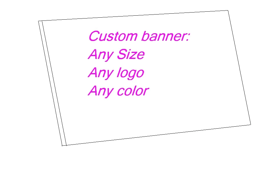 

Free shipping make any size any color any LOGO banner flag parade Furnishing