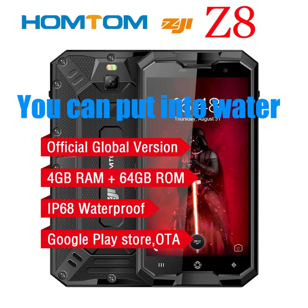 Оригинальная глобальная версия HOMTOM зоджи Z8 4 Гб Оперативная память 64 Встроенная