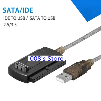 

New Hard Drive Disk Interface Cable For En-Labs 3-in-1 USB 2.0 To IDE/SATA 2.5" 3.5" SSD 480Mb/s Notebook HDD Converter Adapter