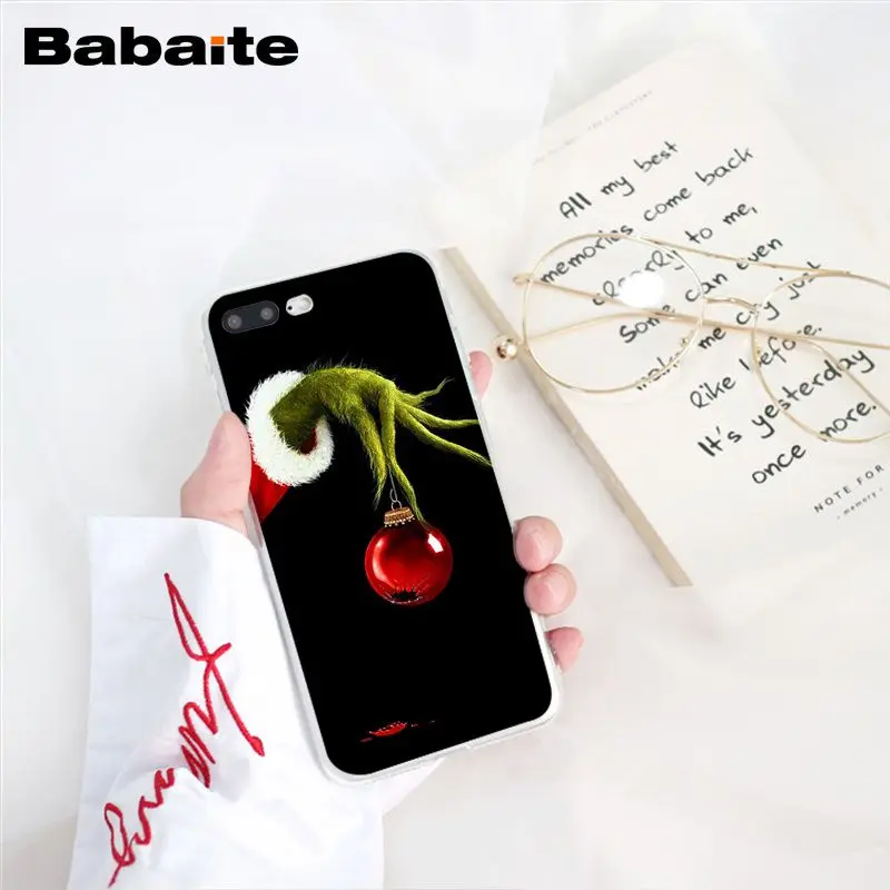 Babaite How the Green ofMonster Grinch палантин чехол для телефона с рождественским рисунком для iphone 11 Pro 11Pro Max X XS MAX 6 6S 7 8Plus 5 5S XR - Цвет: A11