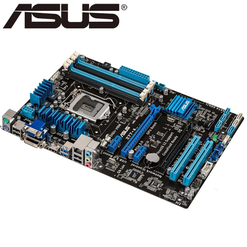 ASUS Z77 A настольная материнская плата Socket LGA 1155 i3 i5 i7 DDR3 32G ATX UEFI BIOS оригинальная б/у в