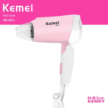 

1600W Foldable Electric Hair Dryer Styling Tools Travel Portable Blow Dryer Low Noise Household Salon Hot/Cold Wind