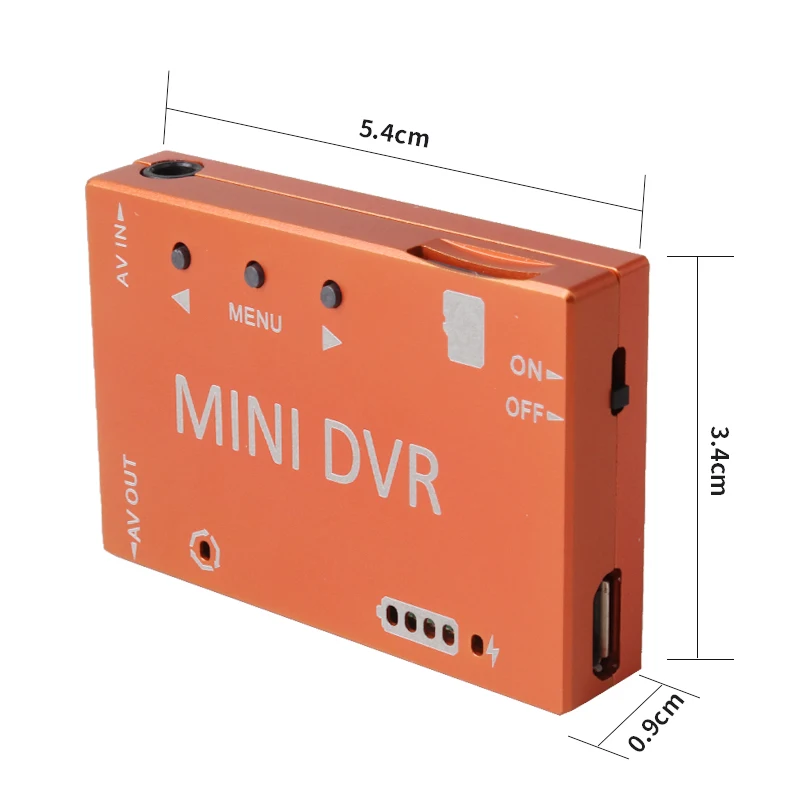 Новейший мини-видеорегистратор HD Micro Audio Video recorder fpv-рекордер встроенный аккумулятор 3,7 в 400 мАч для RC гоночных мультикоптеров Очки виртуальной реальности