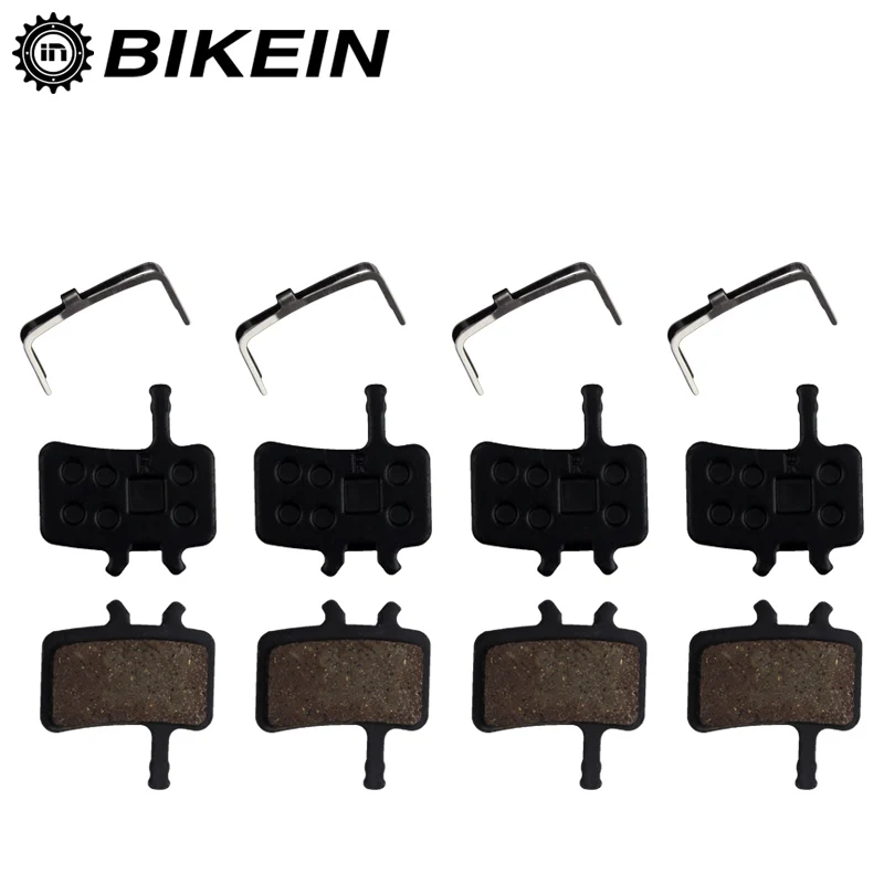 Bikein 4 пары высокое качество смолы Велосипедный Спорт Диск тормозные колодки для