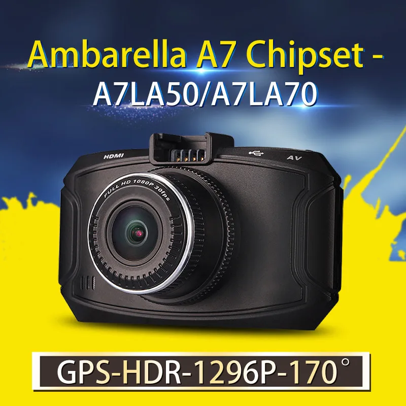 Xycing Ambarella A7 Видеорегистраторы для автомобилей GS90C/GS90A/G90 автомобиля Камера 1296 P HD dvr