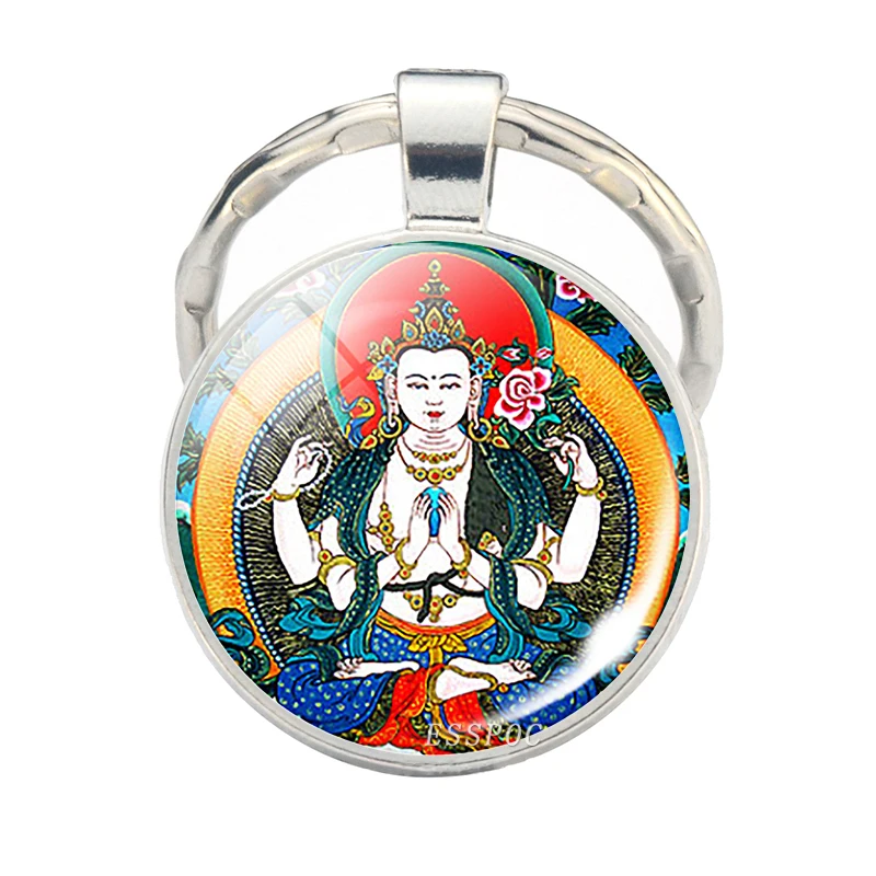 ХАМСА брелок в виде руки индийский Будда подвеска Ганеша брелок духовные ювелирные изделия буддийские подарки - Цвет: size 9