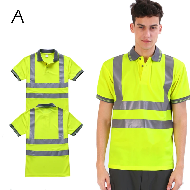 

Breathable Quick-drying Unisex Safety High Visibility Reflective T-shirt For Sport, Outdoors, Cycling Wholesale Logo Printing