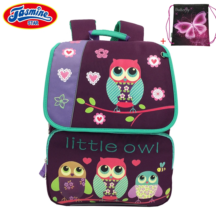 JASMINESTAR Children School Bags Orthopedic Backpacks Waterproof