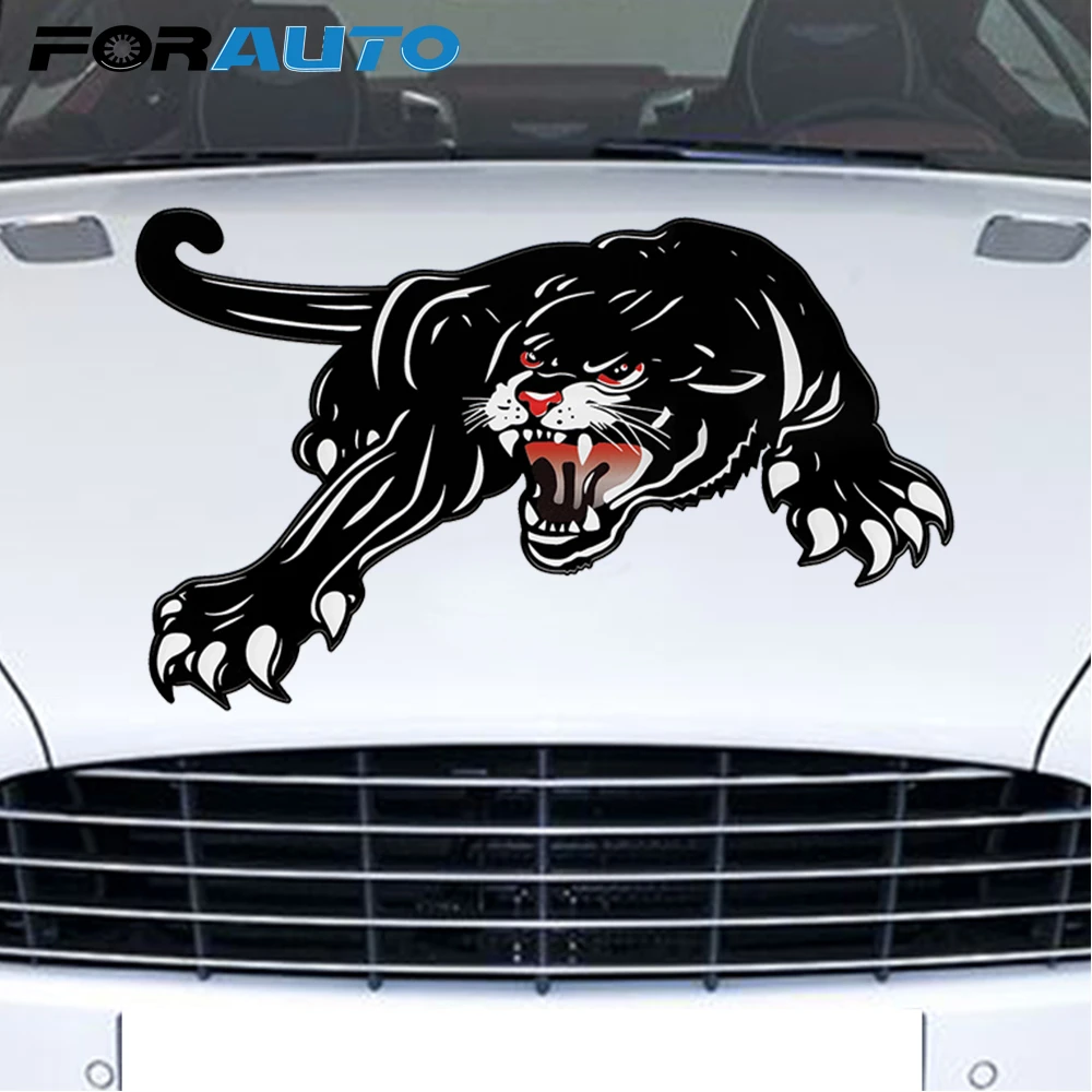 Feest lint Terminologie 45*28cm Car Stickers Vinyl Tiger Auto Sticker For Door Creative Decals For  Car Hood Decoration Car Styling Accessories|Car Stickers| - AliExpress