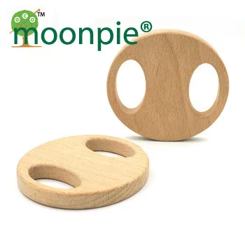 20pcs x 80mm Round shape wooden disk Organic Wooden Teethers Rattle Toy  Beech teething Toy  Eco Friendly EA57-1