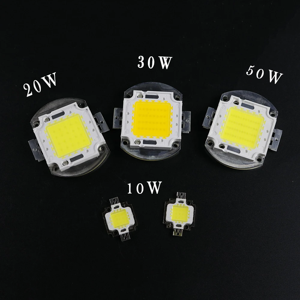 Сверхъяркий светодиодный источник света 12 В постоянного тока 10 Вт 20 30 50 чип