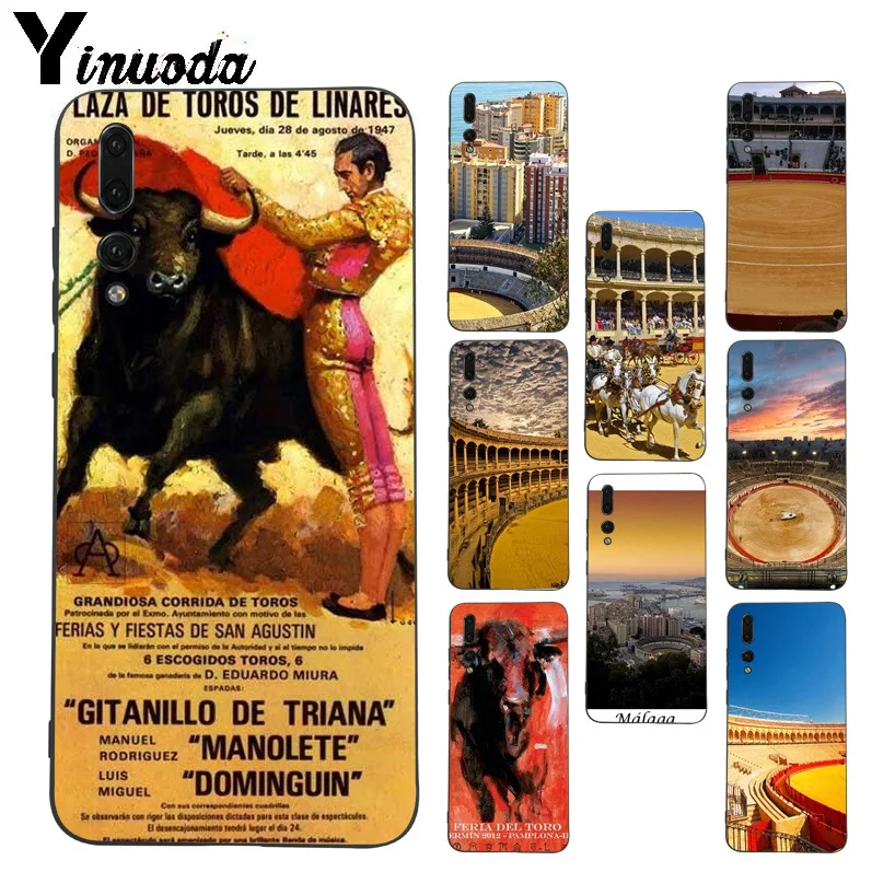 

Yinuoda Spain Buiding Plaza de Toros de Ronda Special Offer Luxury case for Huawei p20 pro p10 plus mate10 honor view 9 10 case