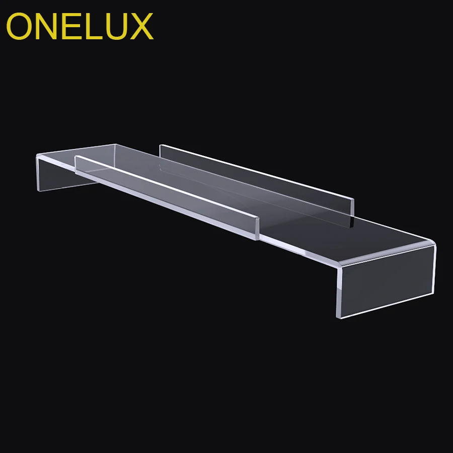 (2 шт./лот) Прочный толстый прозрачный Акриловый Лоток Для Ванной Caddy Lucite Стеллаж