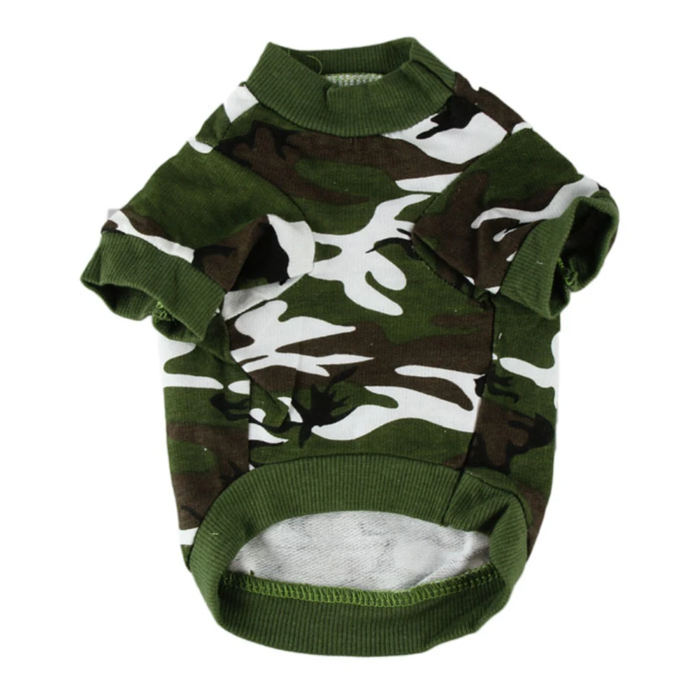 

Happy home Dog Clothing Pet Dog Cat Clothes Pet Dog Cat Camo Clothing Hoody Apparel Puppy Doggy Camouflage Coat