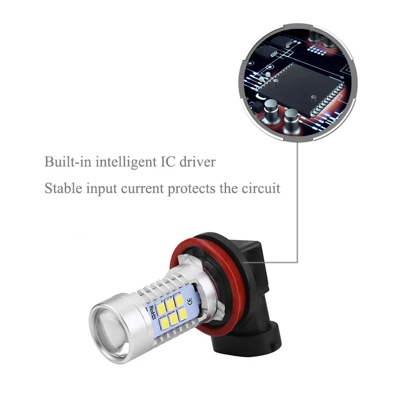 2pcs Car headlight H8 H11 HB3 9005 HB4 9006 running lights LED Car Fog Lamp headlight bulb car-styling 2pcs Car headlight H8 H11 HB3 9005 HB4 9006 running lights LED Car Fog Lamp headlight bulb car-styling