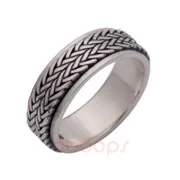 Винтажное черное 925 пробы Серебряное кольцо с совой для мужчин и женщин, регулируемое кольцо