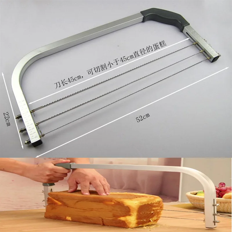 

BEEMSK 1PCS max 45cm Baking Tools Large Cake Splitter Layerer Slicer Cake Sandwich Slicer Cake Saw