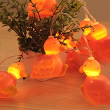 10 светодиодный фея Тукан Батарея работает Строки 1,5 м светодиодный украшения для рождественской гирлянды год Свадебные gerlyanda