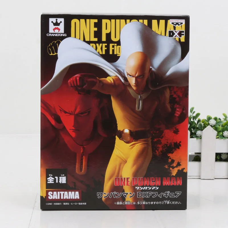 Аниме One Punch Man DXF фигурка Genos Saitama ПВХ фигурка Коллекционная модель игрушки 15 см - Цвет: 1 With Box