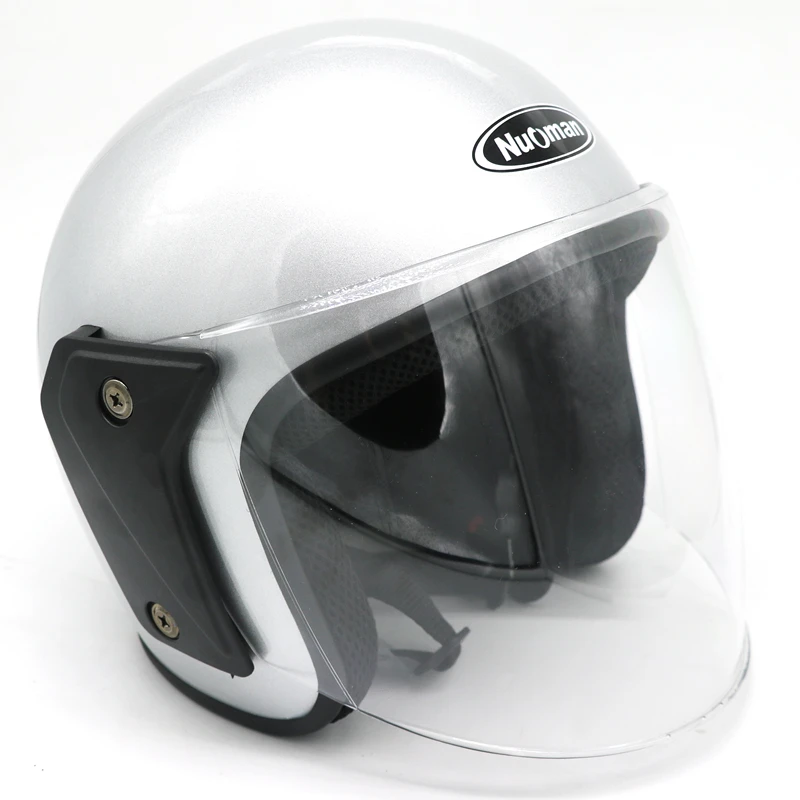 LMoDri мотоцикл с открытым лицом Capacete Para Motocicleta Cascos мото гоночный мотоцикл JIEKAI винтажные шлемы с двойным объективом