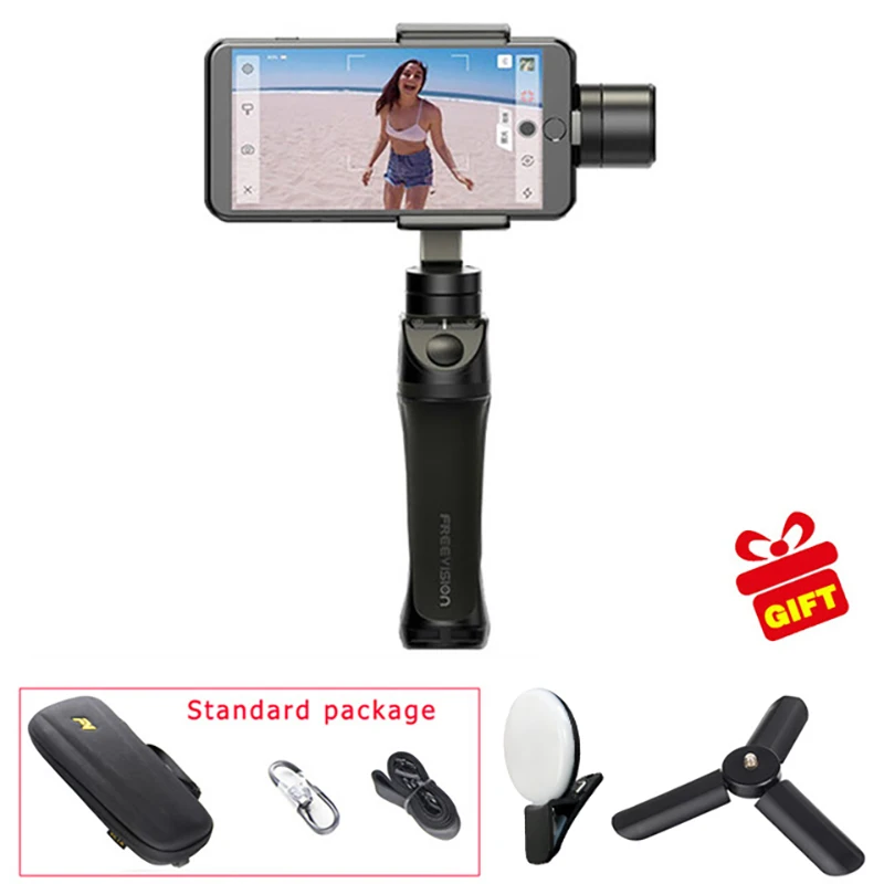 

Freevision Vilta-m 3-axis Handheld Gimbal Smartphone Stabilizer for iPhone XS XR Samsung s8 GoPro 7 6 Vilta m PK Smooth 4 OSMO 2