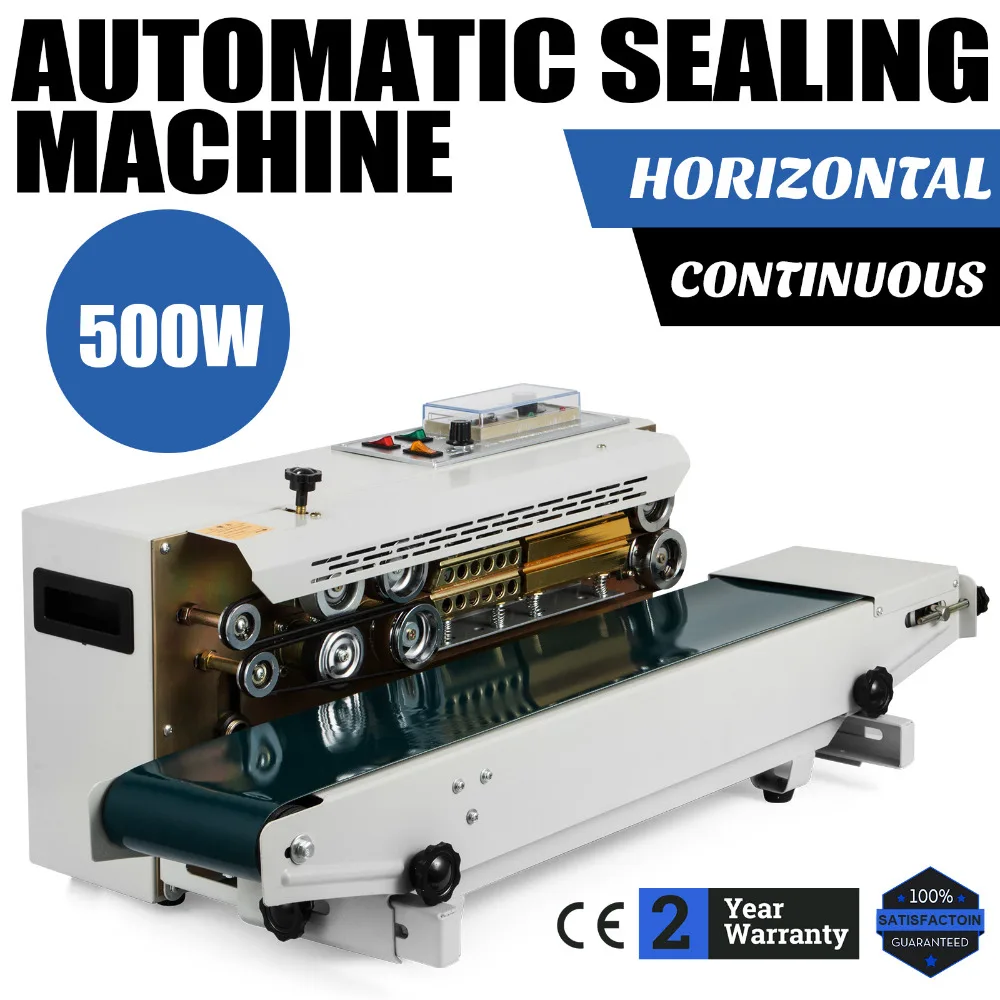 

FR900 AUTOMATIC HORIZONTAL CONTINUOUS PLASTIC BAG BAND SEALING SEALER MACHINE