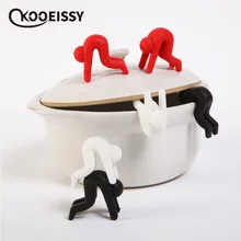 Креативные 1 шт. Кухонные гаджеты поднимают крышку переливное устройство стент для кухонных инструментов крышка кастрюли перелив кухонные принадлежности