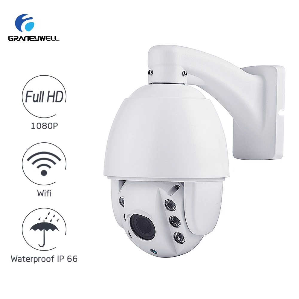 Wireless IP Camera 1080P 2.0MP 5X Optical Zoom Wifi Security Camera Home Two-way Audio Smart P2P Waterproof Bullet IP Camera