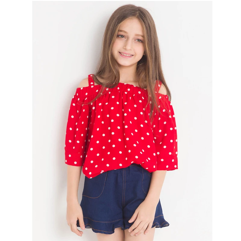 Red shirts for teenage girl Clearance