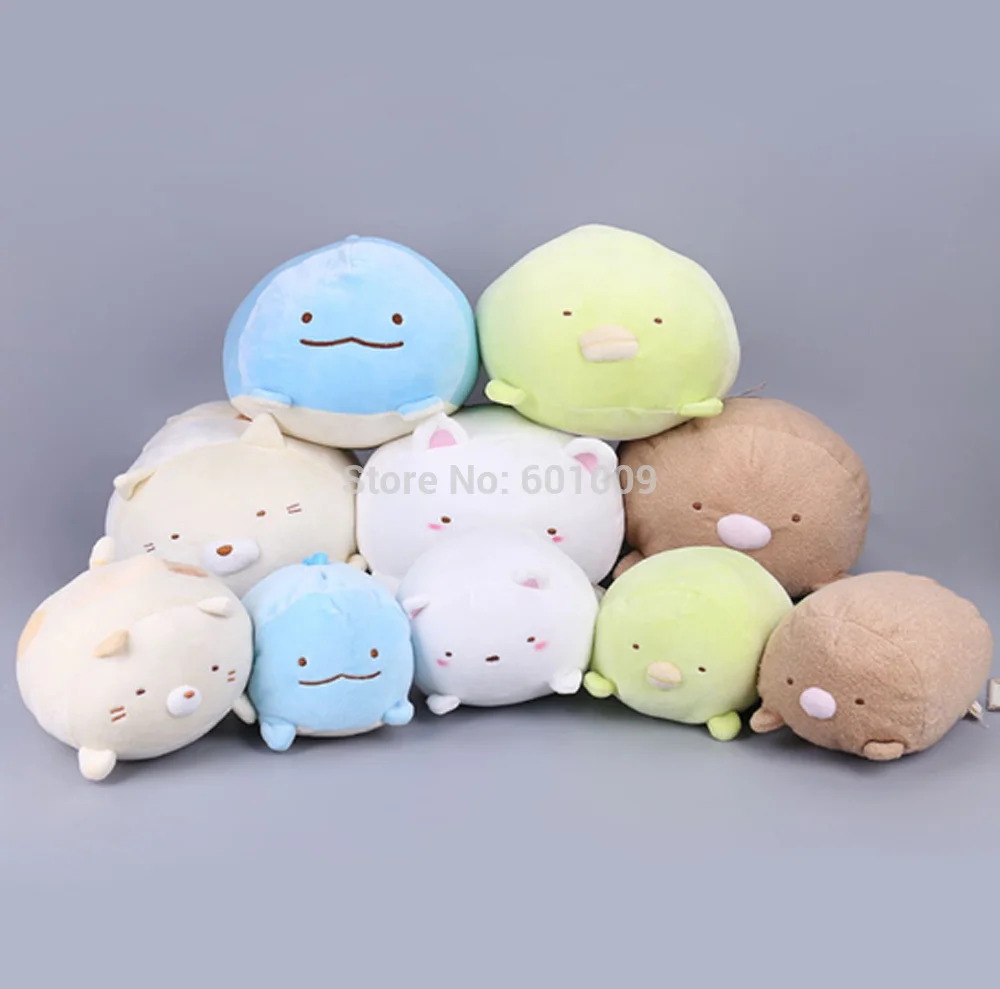 

Free Shipping EMS 30/Lot 5 Styles 8" Plush Doll Sumikko Gurashi Soft Great Gifts For Animal Dolls